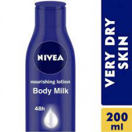 NIVEA NOURISHING LOTION BODY MILK 200ML
